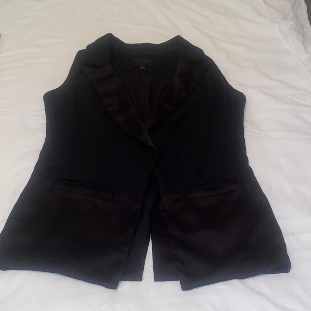 Aryn K Elegant Black Women's Vest